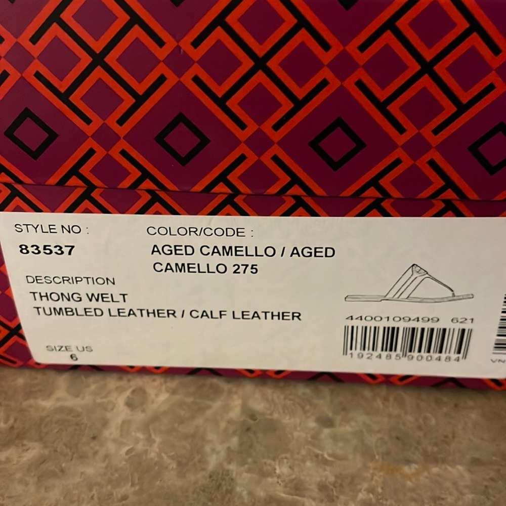 Tory Burch Thong Welt leather sandals